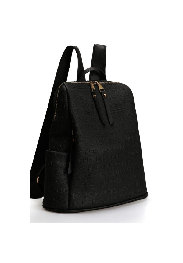MOCHILA LUCKY BEES COLOR NEGRO 