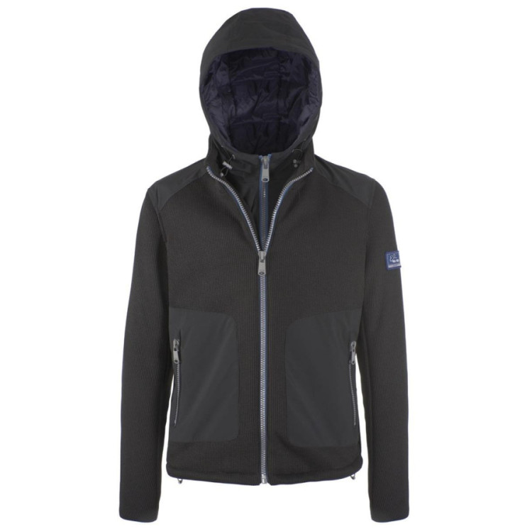 CHAQUETA ACOLCHADA DE HOMBRE MESH CON SOFTSHELL NEGRO