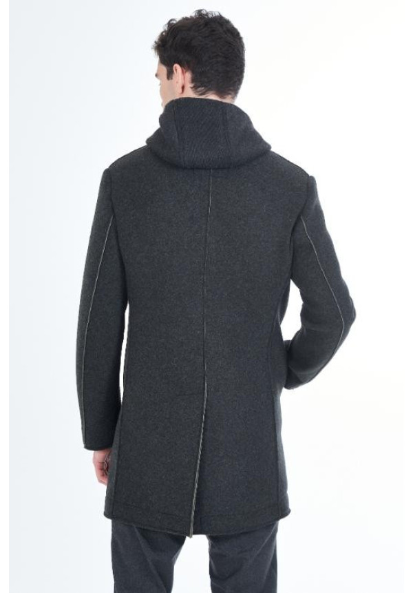 ABRIGO DE HOMBRE NEOPRENO GRIS YES ZEE ITALIA