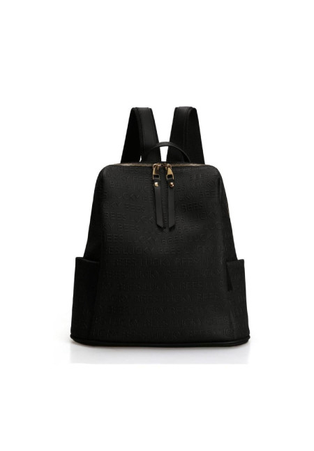 MOCHILA LUCKY BEES COLOR NEGRO 