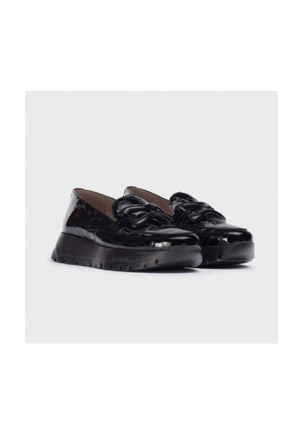 WONDERS MOCASINES NEGRO