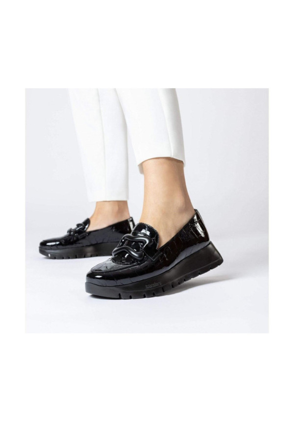 WONDERS MOCASINES NEGRO